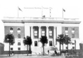 Front view of the Custom house and post office - Tampa, Florida.