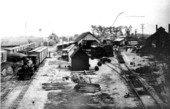 Dunnellon Phosphate Company's roundhouse and railroad shops