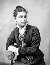 Portrait of a sitting young woman - Sarasota, Florida.