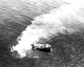 Tanker ablaze at Jupiter Inlet
