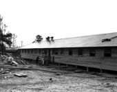 Barracks being worked on at Camp Blanding - Starke, Florida