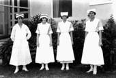 Nurses at Jackson Memorial Hospital - Miami, Florida.