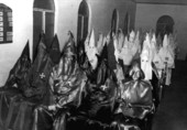 Meeting of the KKK at a church in Mulberry, Florida.