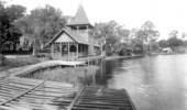 Seminole Hotel boat house on Lake Osceola - Winter Park, Florida