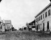 View looking down Lemon street - Palatka, Florida