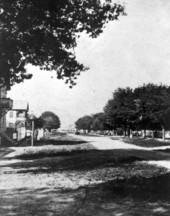View down 2nd Street - Fernandina, Florida