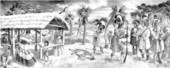 Post Office mural by Lucille Blanch - Fort Pierce, Florida.