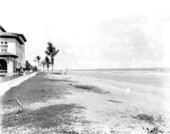 Beach at the Pancoast Hotel - Miami Beach, Florida.