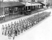Ocala volunteers lined up - Ocala, Florida