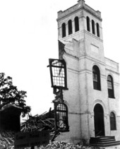 Lake County Courthouse demolition - Tavares, Florida.