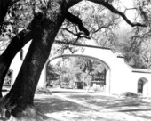 Entrance to Los Robles subdivision - Tallahassee, Florida.
