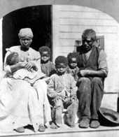 Unidentified African American family portrait