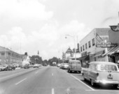 Looking north on Adams Street from College Avenue - Tallahassee, Florida.