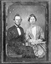 Portrait of John B. Keen and wife Elizabeth Amanda Tatum - Tallahassee, Florida.