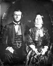 Portrait of Peres Brokaw and wife Cornelia Tatum Brokaw - Tallahassee, Florida.