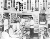 Interior view of Powell's Drugs - Havana, Florida