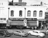 Bennett's drugstore on the southwest corner of Monroe and College - Tallahassee, Florida.