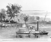 Phalanx river pickets defending themselves - Fernandina, Florida