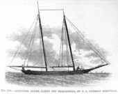 Schooner Alert, taken off Fernandina, by U.S. gunboat Bienville.