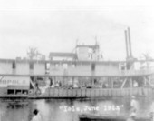 Steamboat "Chipola" moored at a dock - Iola, Florida