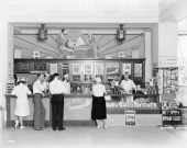 Interior view of the Huntington Soda Shop - Miami, Florida.