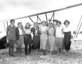 Women pilots at an all American air meet
