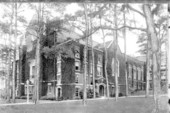 Rear entrance of the Westcott Building at Florida State College for Women - Tallahassee, Florida