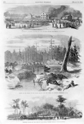 Civil war scenes - Olustee Region, Florida