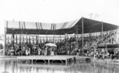 William Jennings Bryan speaking at the Venetian Pool - Coral Gables, Florida