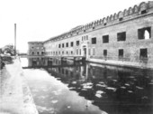 Moat surrounding Fort Jefferson - Garden Key, Florida