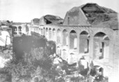 View of Fort Jefferson showing cannon emplacements - Garden Key, Florida
