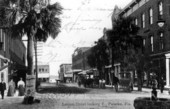 Looking east down Lemon street - Palatka, Florida
