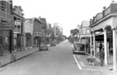 Looking down Duval Street - Key West, Florida.