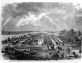 Camp of the sixth regiment New York volunteers (Wilson's Zouaves), on Santa Rosa Island, Florida..