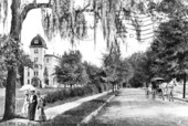 Looking down South Marion Street - Lake City, Florida