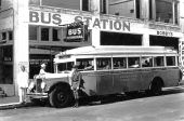 Georgia-Florida Motor Lines bus at station - Miami, Florida.
