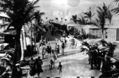Promenade at the Roney Plaza Hotel - Miami Beach, Florida.