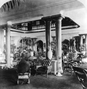 Interior view of the Tampa Bay Hotel - Tampa, Florida.