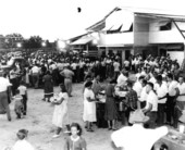 Dinner at a livestock market - Lake City, Florida