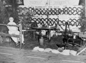 Mollie Harrison in the Columbia City Home Demonstration Club booth