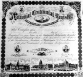 Certificate of registration - Lake City, Florida