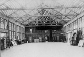 Interior view of film studio on south Miami Avenue - Miami, Florida.