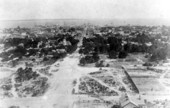 Looking south along Palafox Street from the Fort George site - Pensacola, Florida.