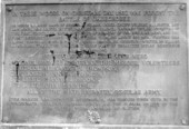 A historical marker of the Battle of Okeechobee - Okeechobee, Florida.