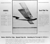 Advertisement for airline - Saint Petersburg, Florida