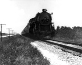 Florida East Coast Railway train on the Overseas Extension - Florida Keys, Florida