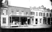 Stores on the west side of Monroe between Pensacola and Jefferson - Tallahassee, Florida.