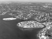 Aerial view of Snell Isle - Pinellas County, Florida