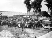 Crowds gathered at the fair - Orlando, Florida.