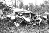 Airplane wreckage - Tallahassee, Florida.